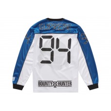 Supreme Bounty Hunter Mesh Moto Jersey White