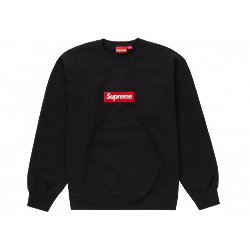Оригинальный шмот Supreme Box Logo Crewneck (FW22) Black