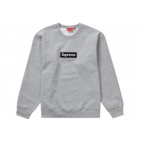 Supreme Box Logo Crewneck (FW22) Heather Grey