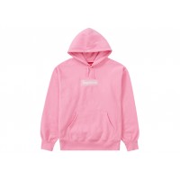 Supreme Box Logo Hooded Sweatshirt (FW21) Pink