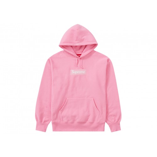Оригинальный шмот Supreme Box Logo Hooded Sweatshirt (FW21) Pink