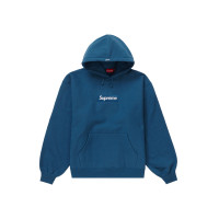Supreme Box Logo Hooded Sweatshirt (FW23) Blue
