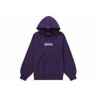 Supreme Box Logo Hooded Sweatshirt (FW23) Dark Purple