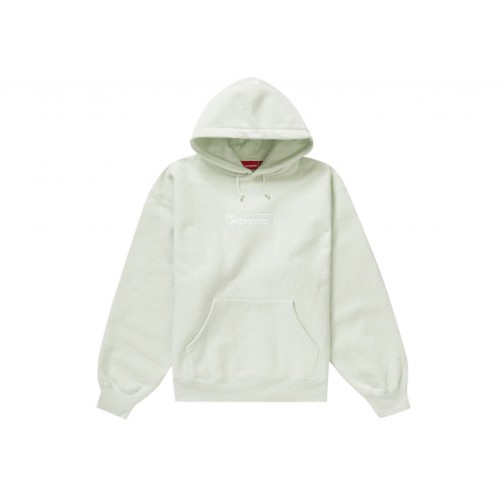 Оригинальный шмот Supreme Box Logo Hooded Sweatshirt (FW23) Light Green