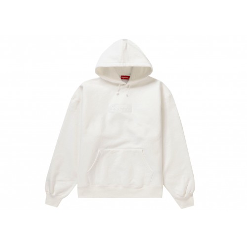 Оригинальный шмот Supreme Box Logo Hooded Sweatshirt (FW23) White