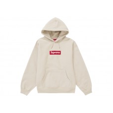 Supreme Box Logo Hooded Sweatshirt (FW24) Stone