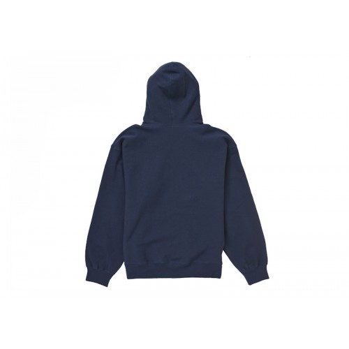 Supreme Box Logo Hooded Sweatshirt (FW24) Navy
