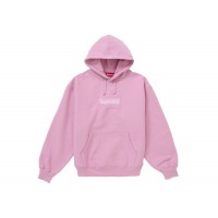 Supreme Box Logo Hooded Sweatshirt (FW24) Pink