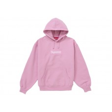 Supreme Box Logo Hooded Sweatshirt (FW24) Pink