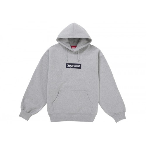Supreme Box Logo Hooded Sweatshirt (FW25) Heather Grey