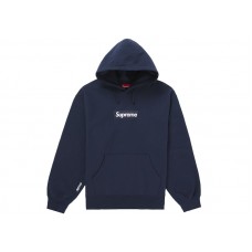 Supreme Box Logo Hooded Sweatshirt (FW25) Navy