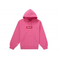 Supreme Box Logo Hooded Sweatshirt (FW25) Magenta
