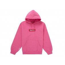 Supreme Box Logo Hooded Sweatshirt (FW25) Magenta