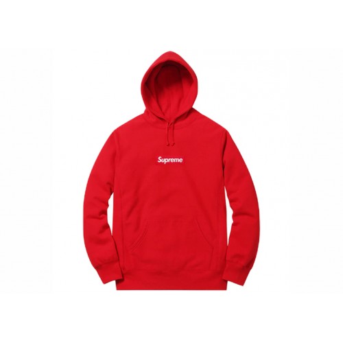 Оригинальный шмот Supreme Box Logo Hooded Sweatshirt Red