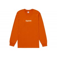 Supreme Box Logo L/S Tee Orange