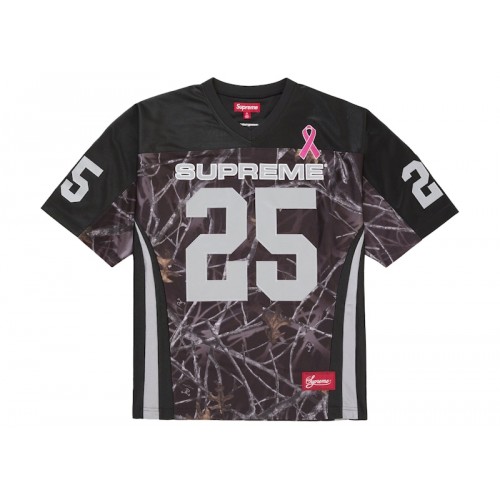 Supreme Breast Cancer Awareness Football Jersey Black
