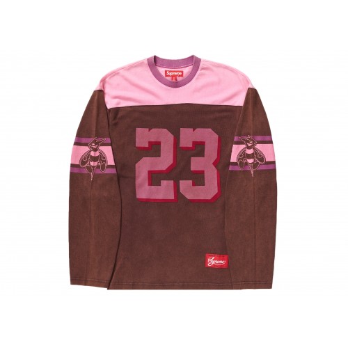 Оригинальный шмот Supreme Bumblebee L/S Football Top Brown
