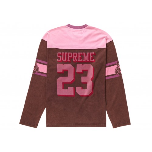 Оригинальный шмот Supreme Bumblebee L/S Football Top Brown