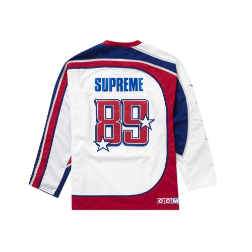 Оригинальный шмот Supreme CCM All Stars Hockey Jersey White