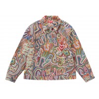 Supreme Chainstitch Denim Jacket Multicolor