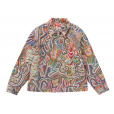 Supreme Chainstitch Denim Jacket Multicolor