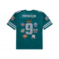 Supreme Championships Embroidered Football Jersey Dark Teal