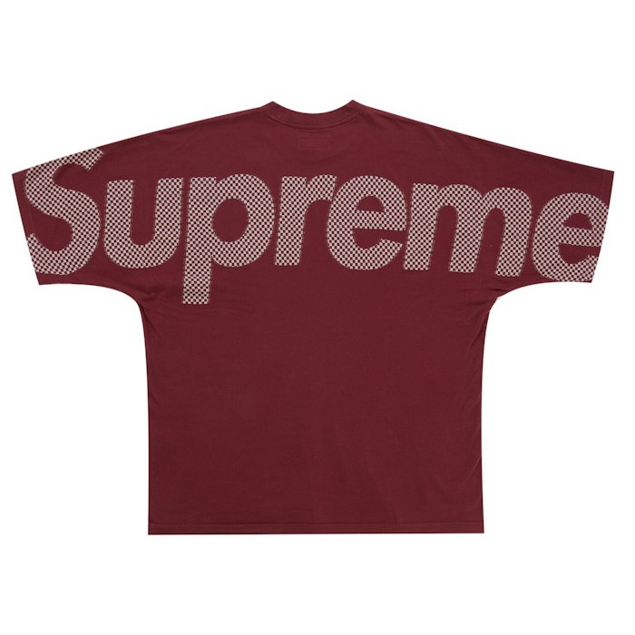 Футболка Supreme Checkerboard Intarsia S/S Top Red Футболка Supreme Checkerboard Intarsia S/S Top Red