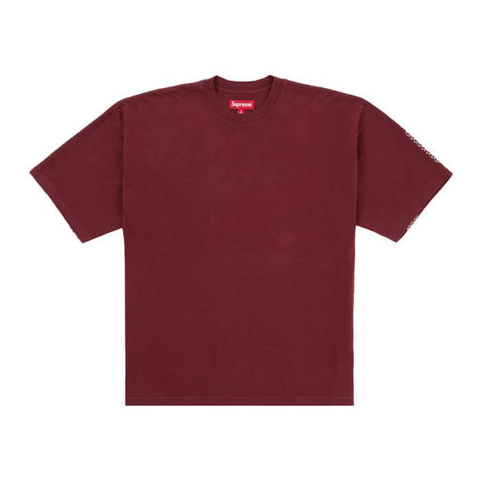 Футболка Supreme Checkerboard Intarsia S/S Top Red Футболка Supreme Checkerboard Intarsia S/S Top Red