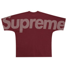 Supreme Checkerboard Intarsia S/S Top Red