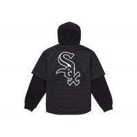 Supreme Chicago White Sox Hooded Baseball Jersey Black