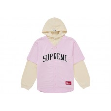 Supreme Chicago White Sox Hooded Baseball Jersey Pink