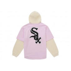 Supreme Chicago White Sox Hooded Baseball Jersey Pink