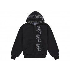 Supreme Chicago White Sox Zip Up Hooded Sweatshirt Black