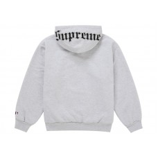 Supreme Chicago White Sox Zip Up Hooded Sweatshirt Grey