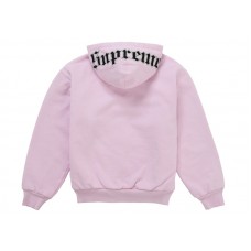 Supreme Chicago White Sox Zip Up Hooded Sweatshirt Light Pink