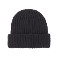 Supreme Chunky Rib Classic Logo Beanie Black