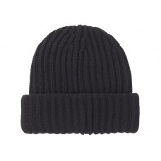 Supreme Chunky Rib Classic Logo Beanie Black
