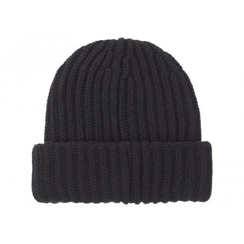 Supreme Chunky Rib Classic Logo Beanie Black