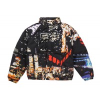 Supreme City Lights Puffy Jacket Black