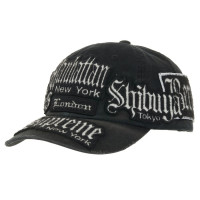 Supreme City Patches 6-Panel Hat Black