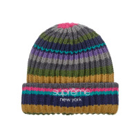Supreme Classic Logo Chunky Ribbed Beanie (FW26) Multicolor