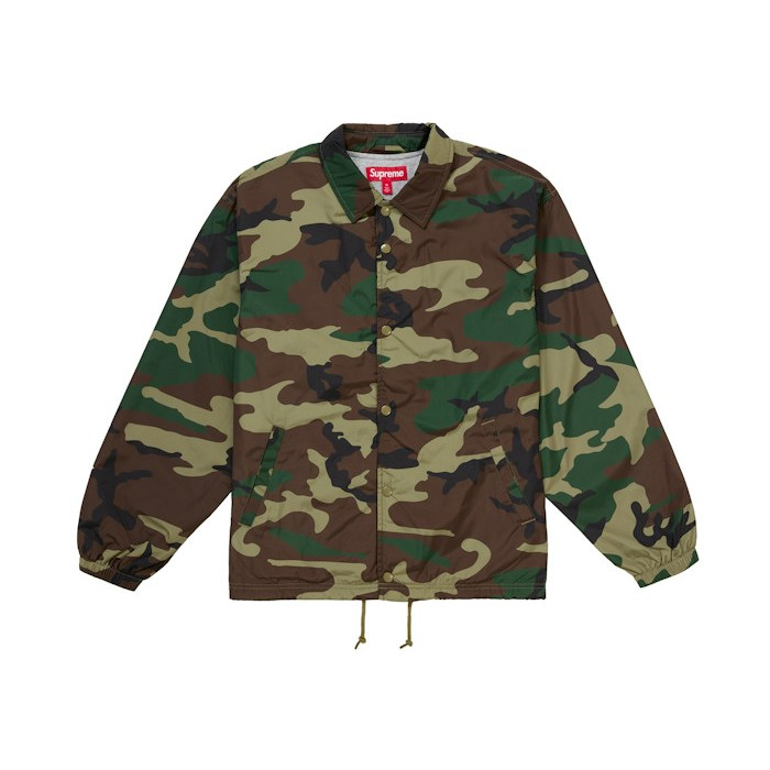 Куртка Supreme Coaches Jacket Woodland Camo Куртка Supreme Coaches Jacket Woodland Camo