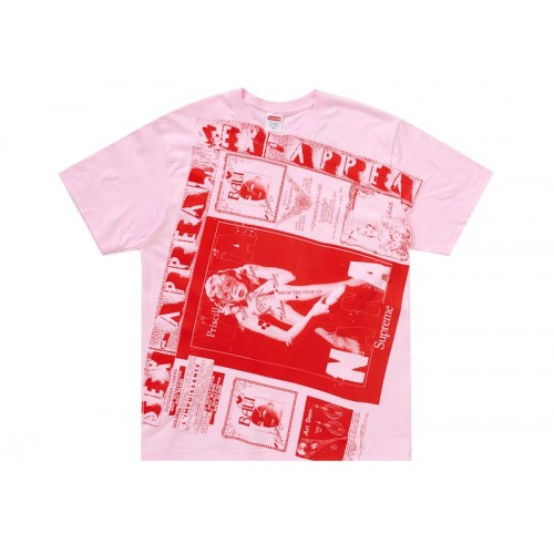 Оригинальный шмот Supreme Collage Tee Light Pink