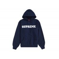 Supreme Collegiate Hooded Sweatshirt Navy