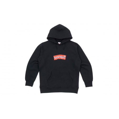 Оригинальный шмот Supreme Comme Des Garcons SHIRT Box Logo Hooded Sweatshirt Black