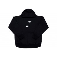 Supreme Comme des Garcons SHIRT Split Box Logo Hooded Sweatshirt Black