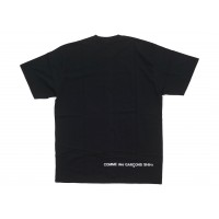 Supreme Comme des Garcons SHIRT Split Box Logo Tee Black