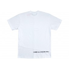 Supreme Comme des Garcons SHIRT Split Box Logo Tee White