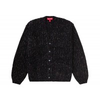 Supreme Confetti Cardigan Black