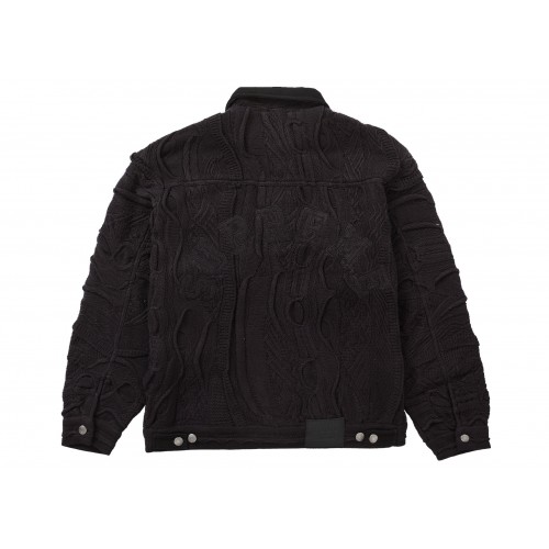 Оригинальный шмот Supreme Coogi Trucker Jacket Black - 70см